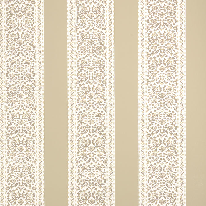 Schumacher Jasmine Neutral Wallpaper Sample 5014342