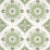 Schumacher Montecito Medallion Leaf Green Wallpaper 5014361