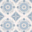 Schumacher Montecito Medallion China Blue Wallpaper 5014362