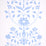 Schumacher Jaipur Mughal Flower Blue Wallpaper 5014460