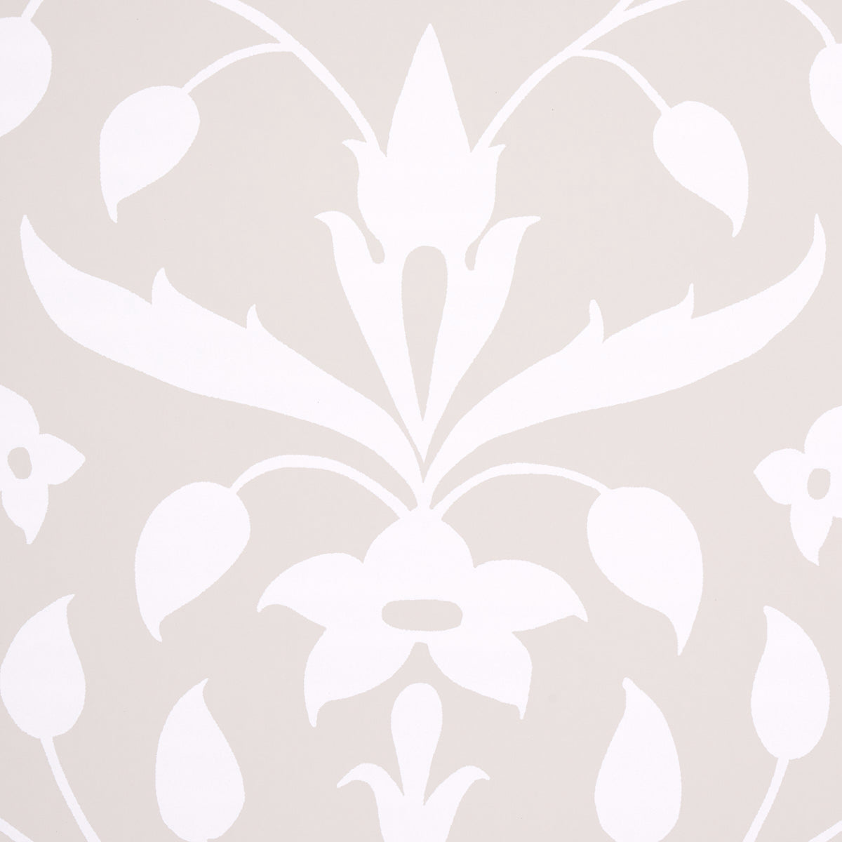 Schumacher Jaipur Mughal Flower Neutral Wallpaper 5014462