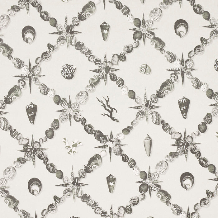 Schumacher Grotto Treillage Grisaille Wallpaper 5014491