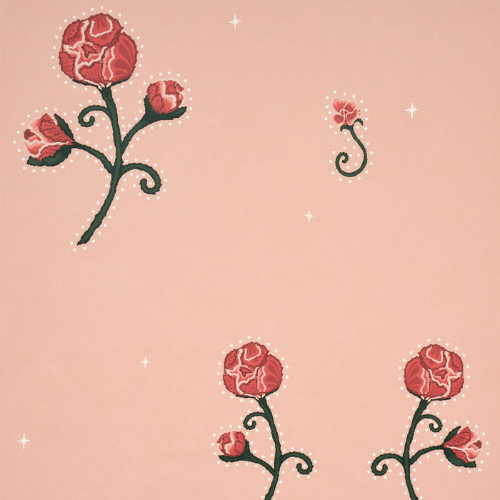 Schumacher Rhinestone Cowboy Pink Wallpaper 5014584