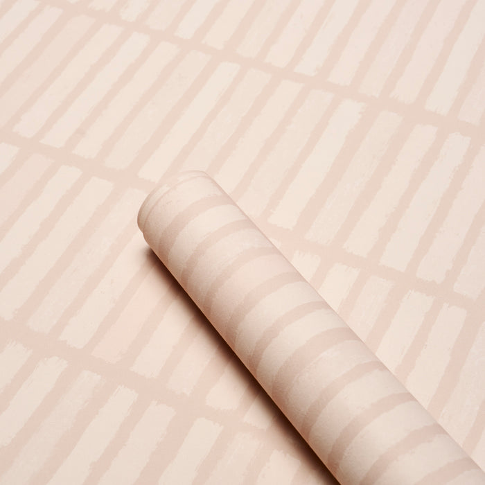 Schumacher Wabi-Sabi Muted Pink Wallpaper Sample 5014593