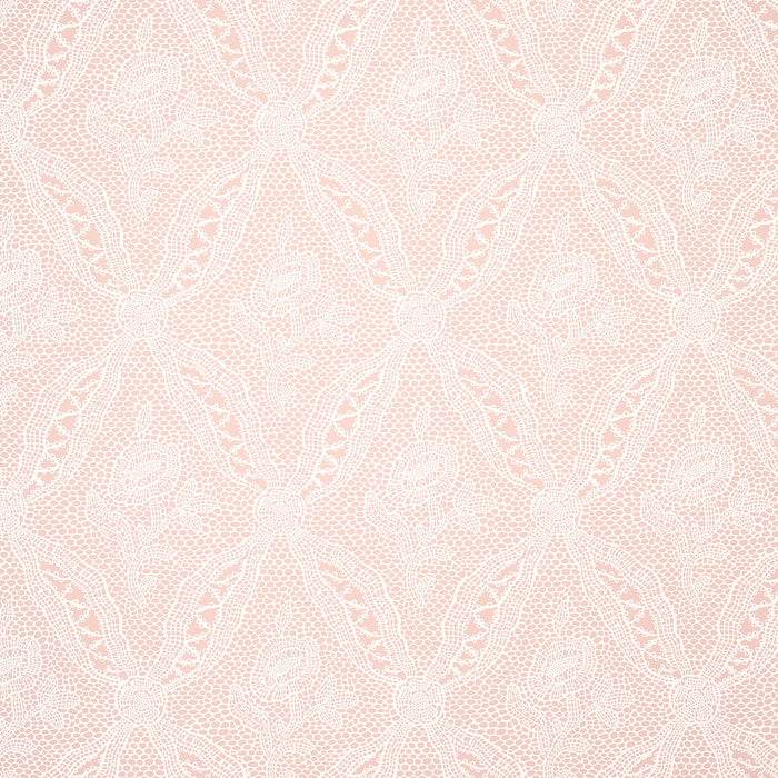 Schumacher Cosette Lace Blush Wallpaper 5014720