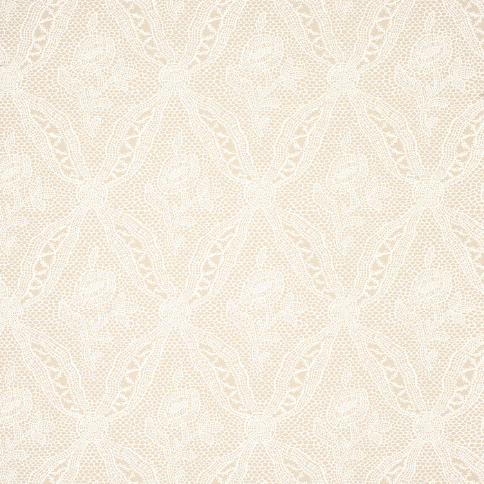 Schumacher Cosette Lace Sand Wallpaper 5014721