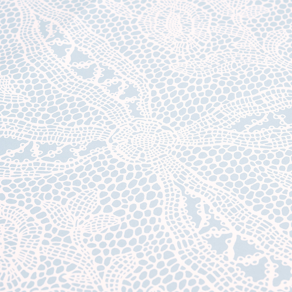 Schumacher Cosette Lace Cornflower Wallpaper 5014722