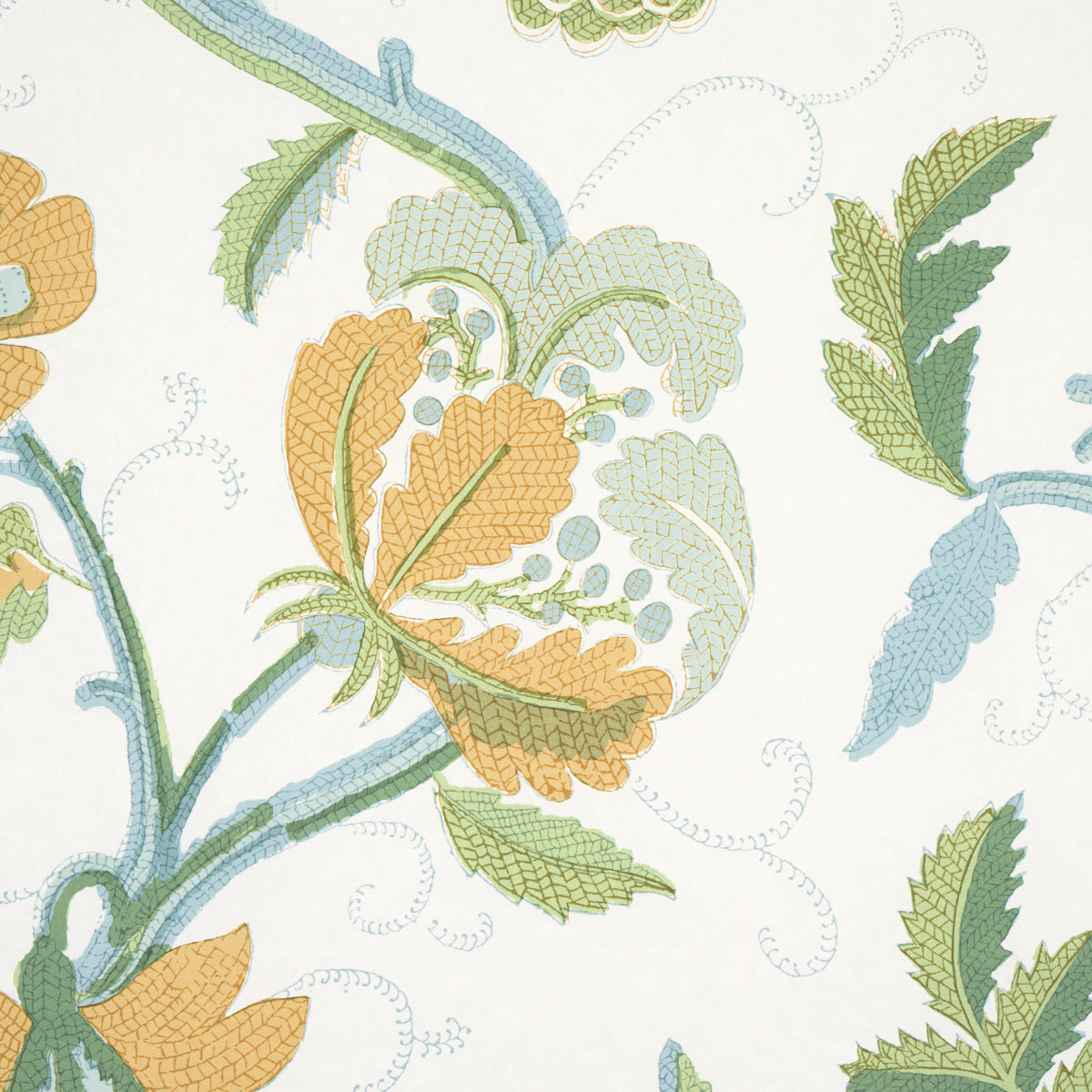 Schumacher Indali Citron & Mineral Wallpaper Sample 5014860