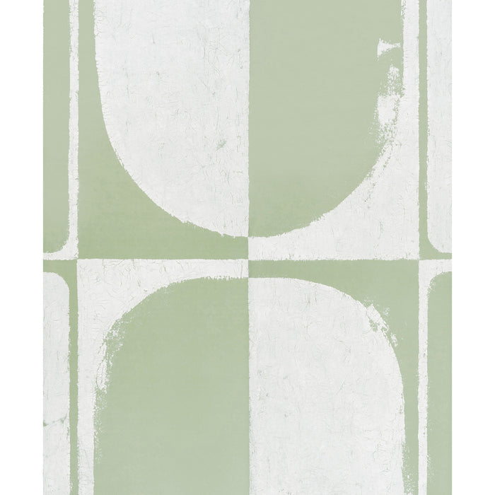 Schumacher The Cloisters Panel Set Soft Green Wallpaper 5014901