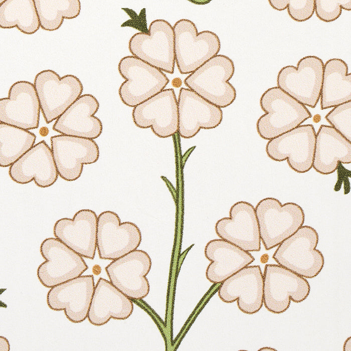 Schumacher Gardenia Flax Wallpaper Sample 5014920