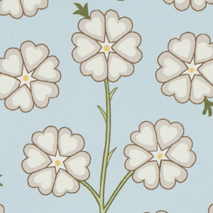 Schumacher Gardenia Egg Blue Wallpaper 5014921