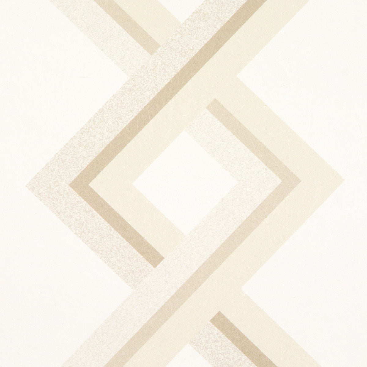 Schumacher Mah Jong Light Ivory Wallpaper Sample 5014930