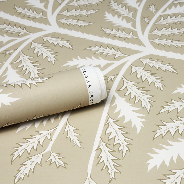 Schumacher Thistle Neutral Wallpaper 5014951