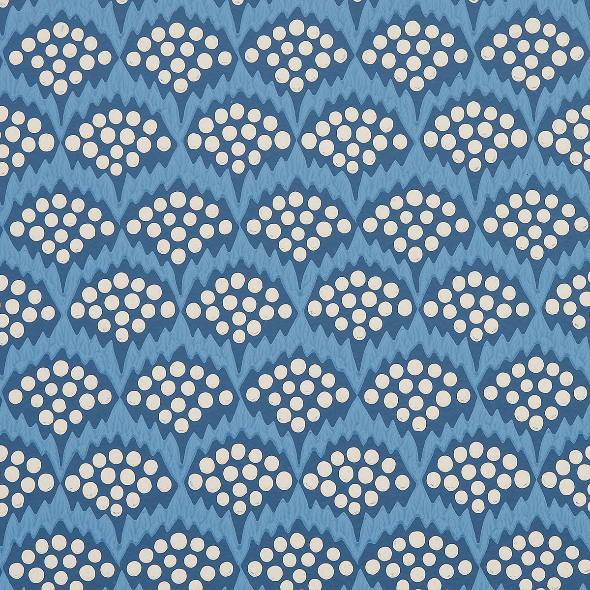 Schumacher Pollen French Blue Wallpaper 5014960