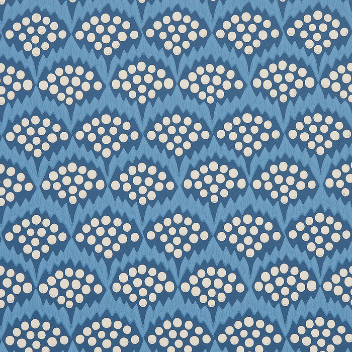 Schumacher Pollen French Blue Wallpaper 5014960