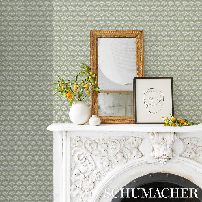 Schumacher Pollen Moss Wallpaper 5014962