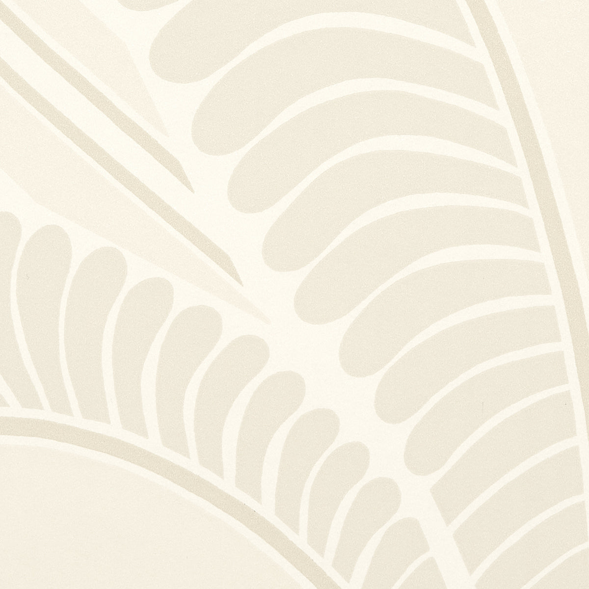 Schumacher Banana Leaf Ivory Wallpaper 5014981