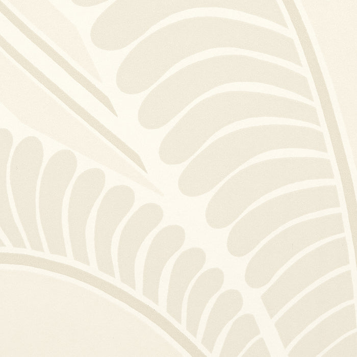 Schumacher Banana Leaf Ivory Wallpaper 5014981