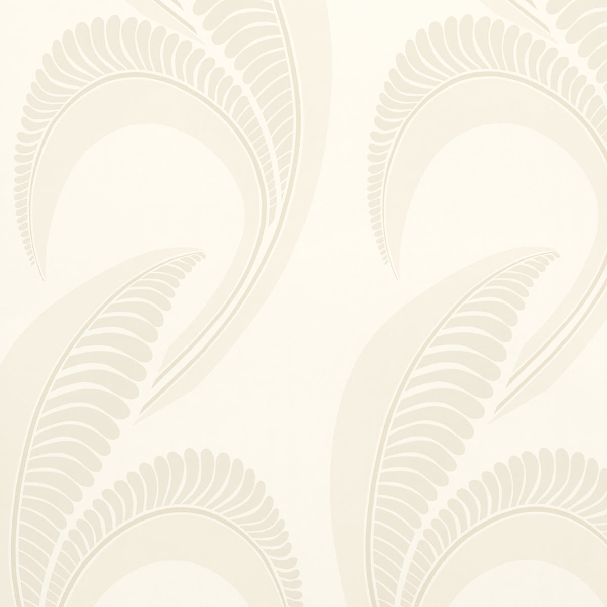 Schumacher Banana Leaf Ivory Wallpaper 5014981