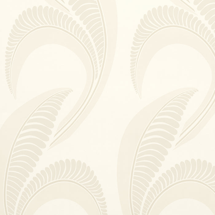 Schumacher Banana Leaf Ivory Wallpaper 5014981