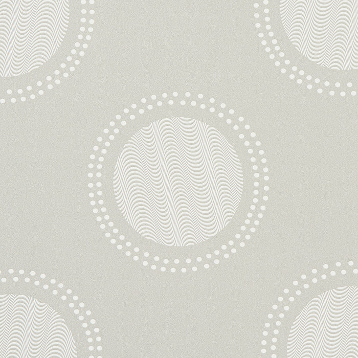 Schumacher Watermark Powder Grey Wallpaper 5015010