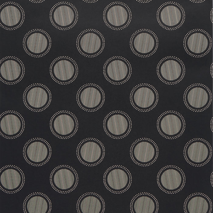 Schumacher Watermark Black & White Wallpaper 5015012