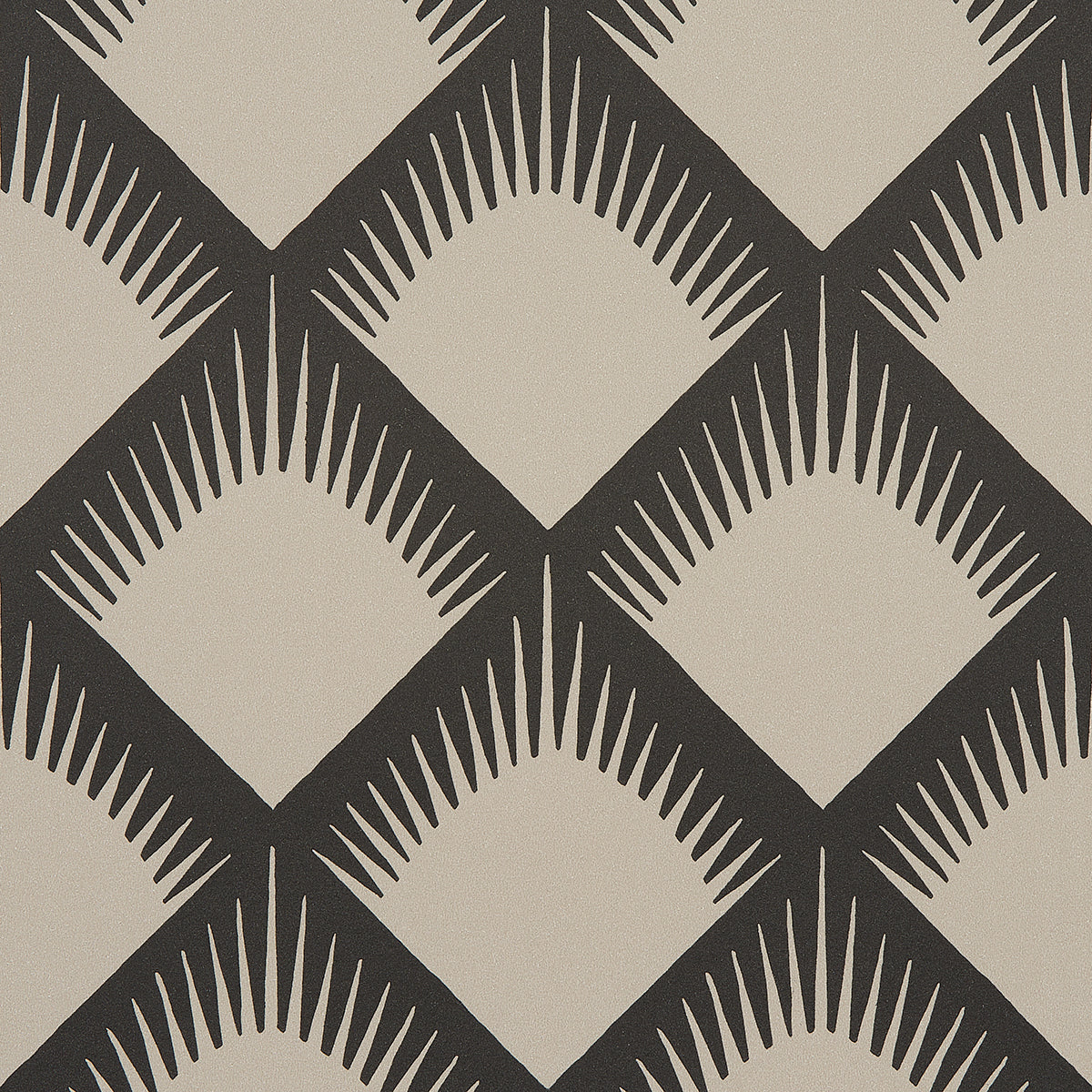 Schumacher Maize Black & Cream Wallpaper 5015040