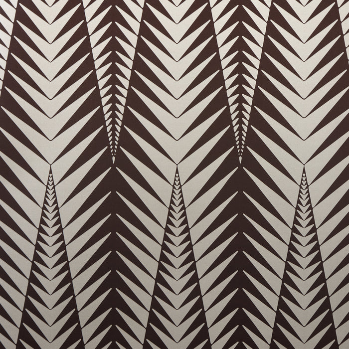 Schumacher Zebra Brown Silver Wallpaper 5015061