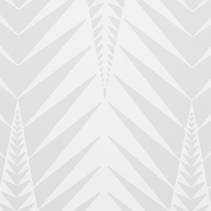 Schumacher Zebra Dove Grey Wallpaper Sample 5015062