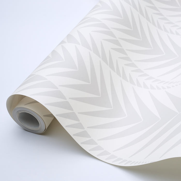 Schumacher Zebra Dove Grey Wallpaper Sample 5015062