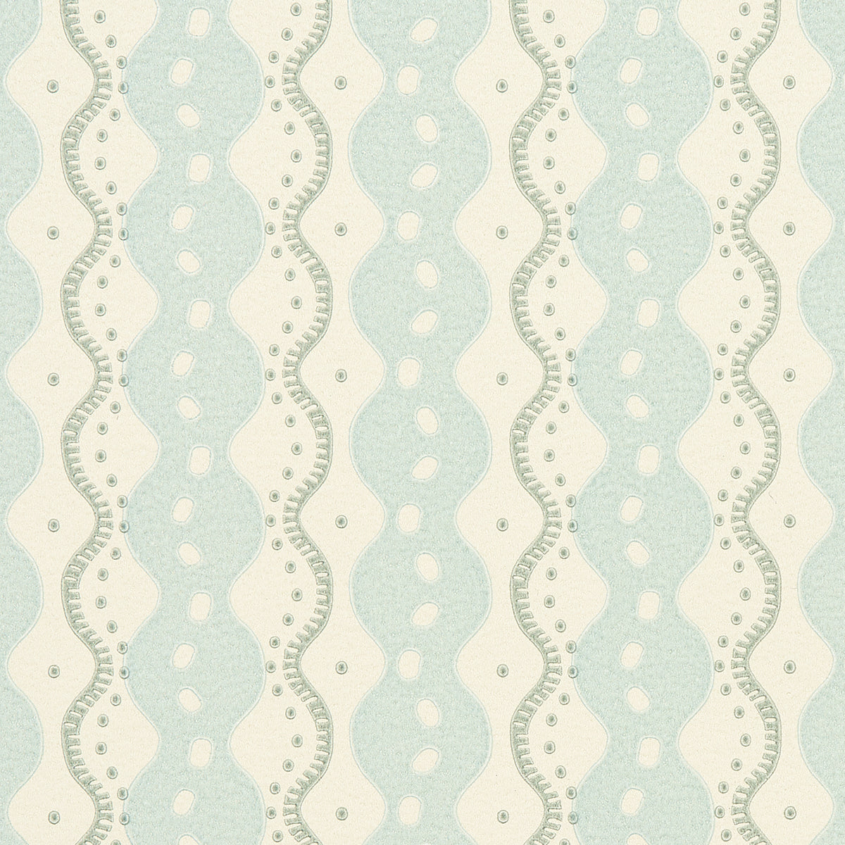 Schumacher Centipede Stripe Icing Blue Wallpaper 5015070