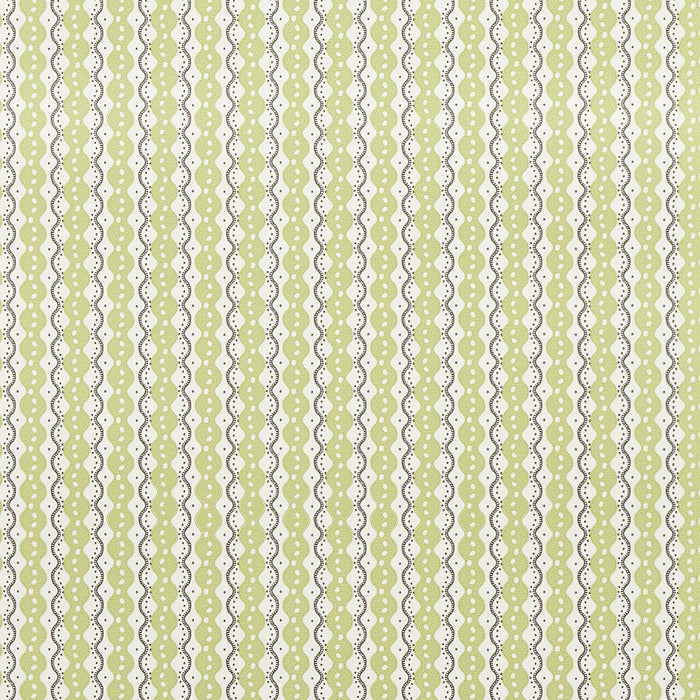 Schumacher Centipede Stripe Pea Wallpaper 5015072