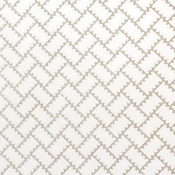 Schumacher Parterre Silver Wallpaper Sample 5015081