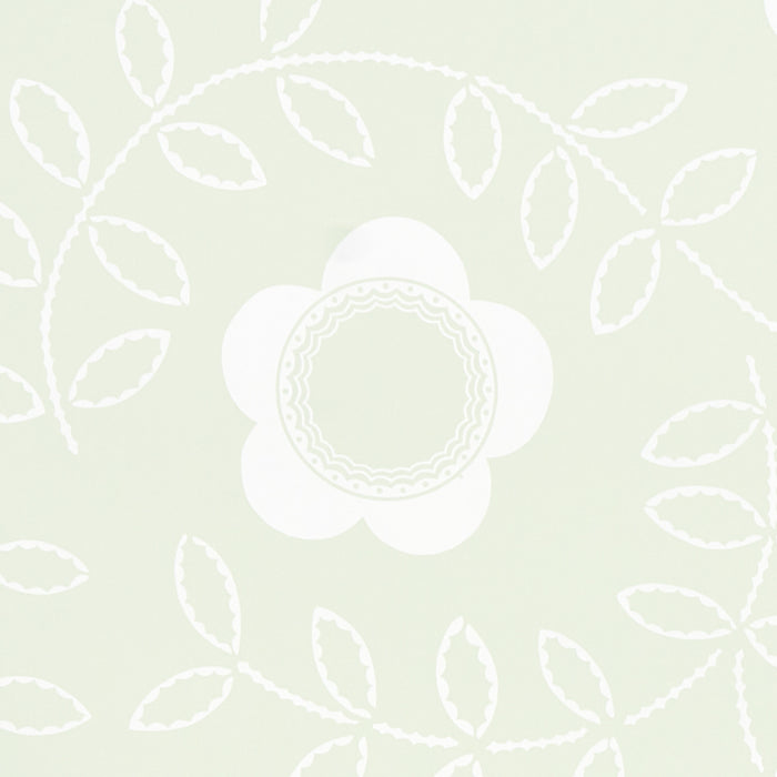 Schumacher Tudor Rose Pistachio Wallpaper 5015101