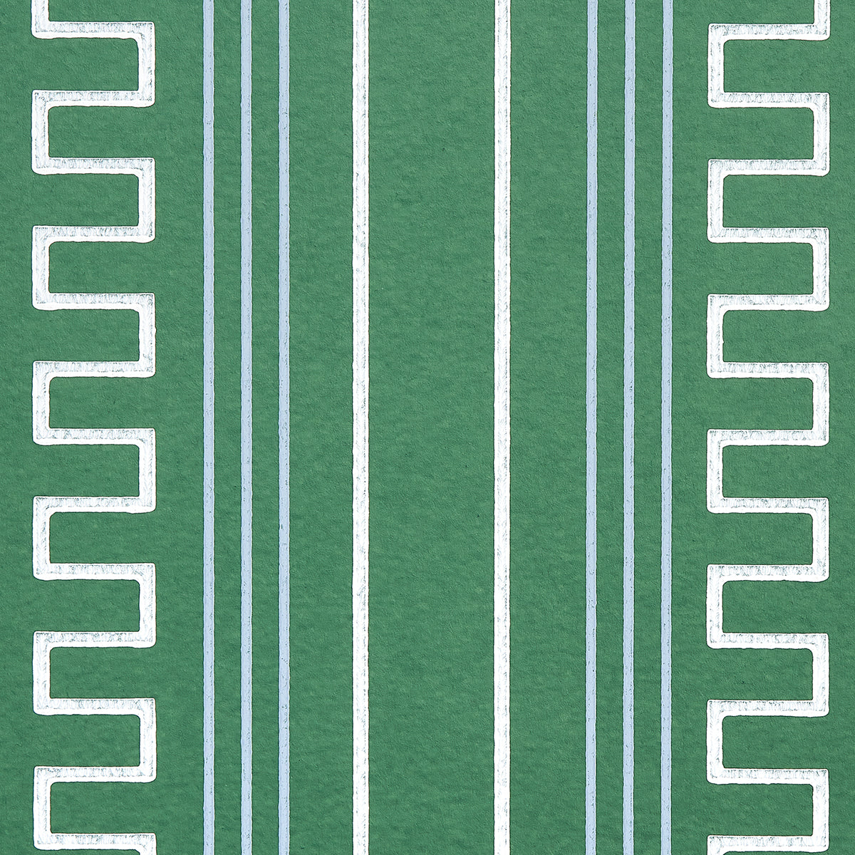 Schumacher Greco Stripe Green Wallpaper 5015142