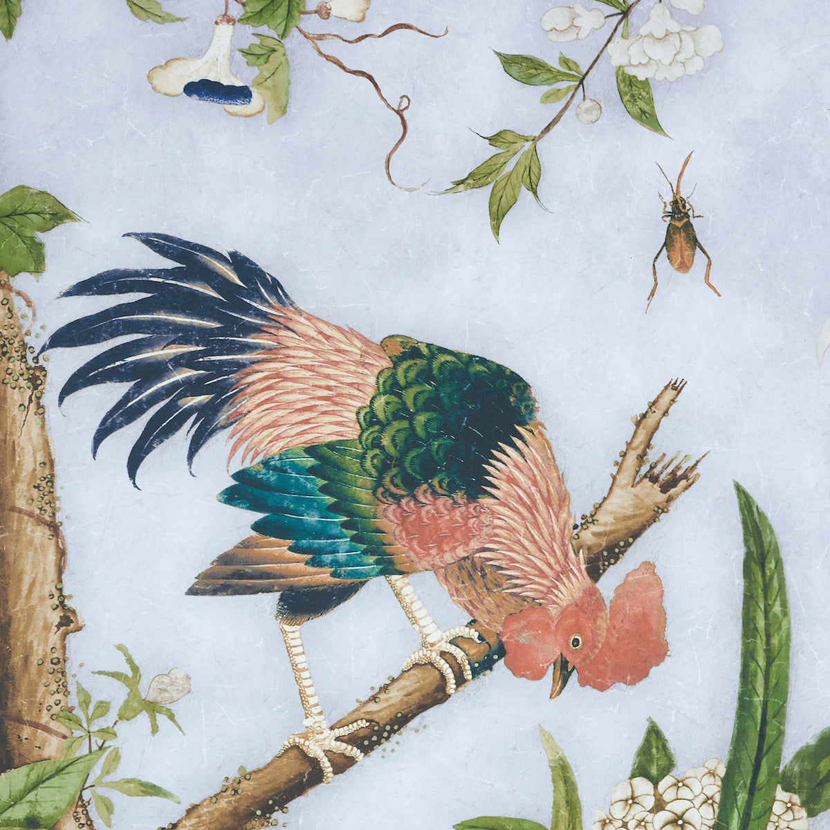 Schumacher Les Oiseaux Panel Set Sky Wallpaper 5015150