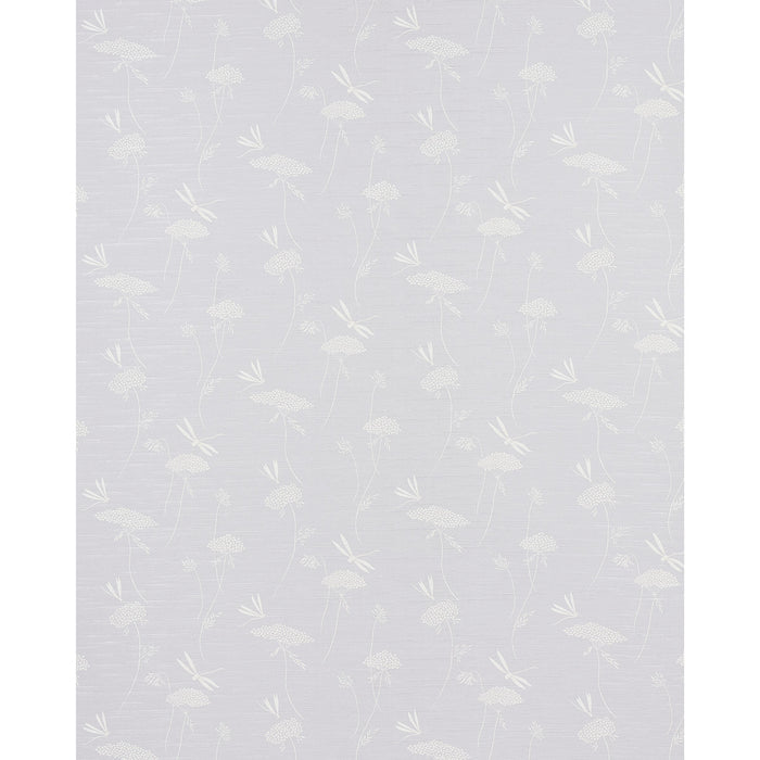 Schumacher La Libellule Silk Moonstone Wallpaper 5015190