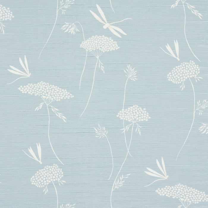 Schumacher La Libellule Silk Ciel Wallpaper Sample 5015191