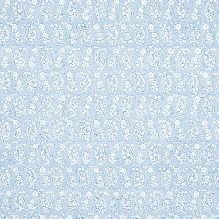 Schumacher Arita Block Print Cornflower Wallpaper 5015240