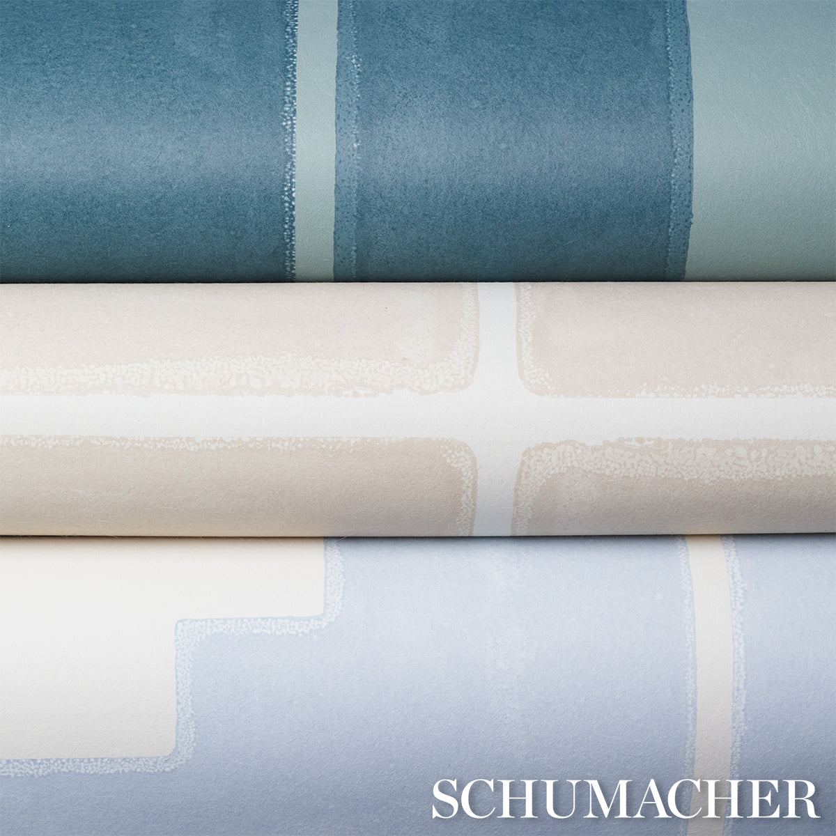 Schumacher Palindrome Teal Wallpaper 5015292