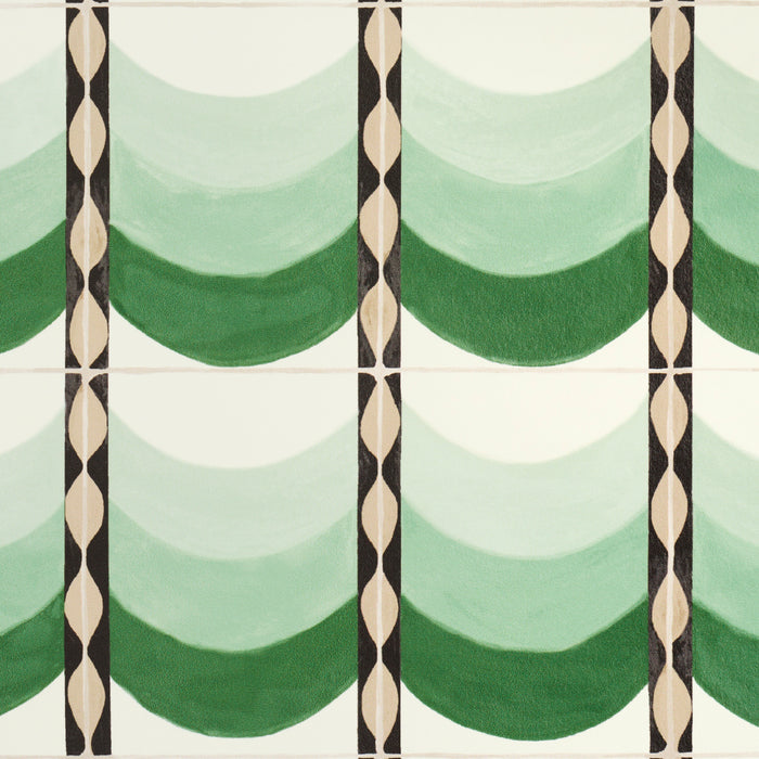 Schumacher Sintra Green Wallpaper 5015351