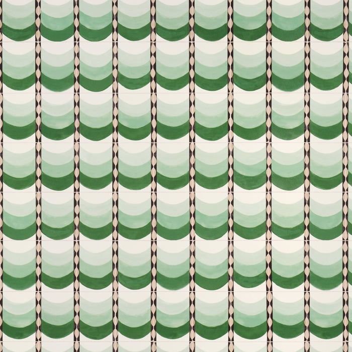 Schumacher Sintra Green Wallpaper 5015351