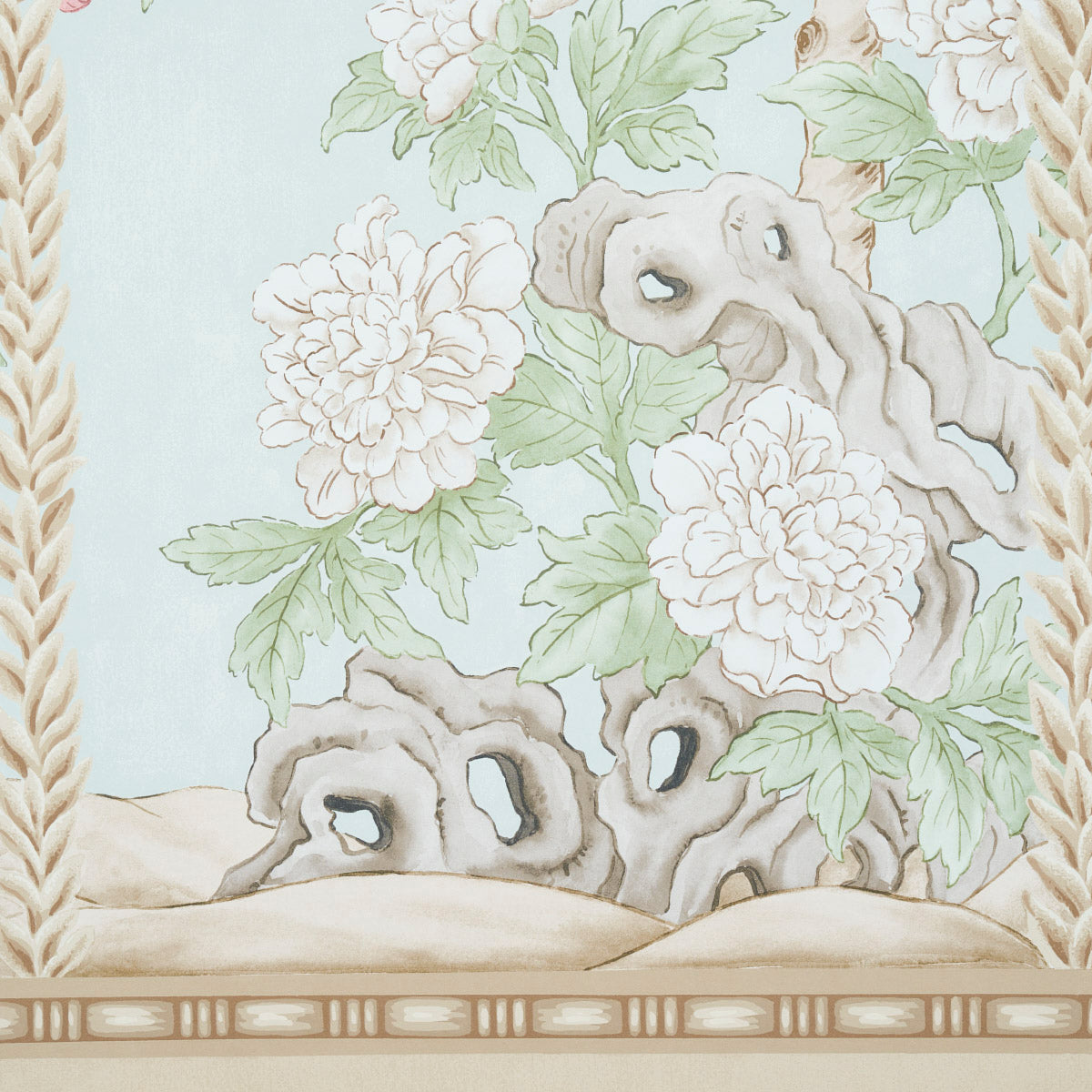 Schumacher Victoria Panel Set Mineral Wallpaper 5015400