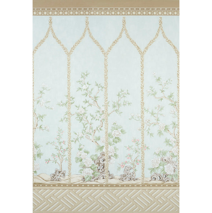 Schumacher Victoria Panel Set Mineral Wallpaper 5015400