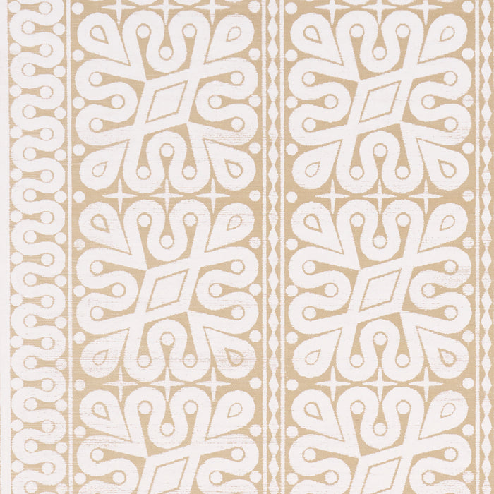 Schumacher Borneo Grasscloth White Wallpaper 5015411