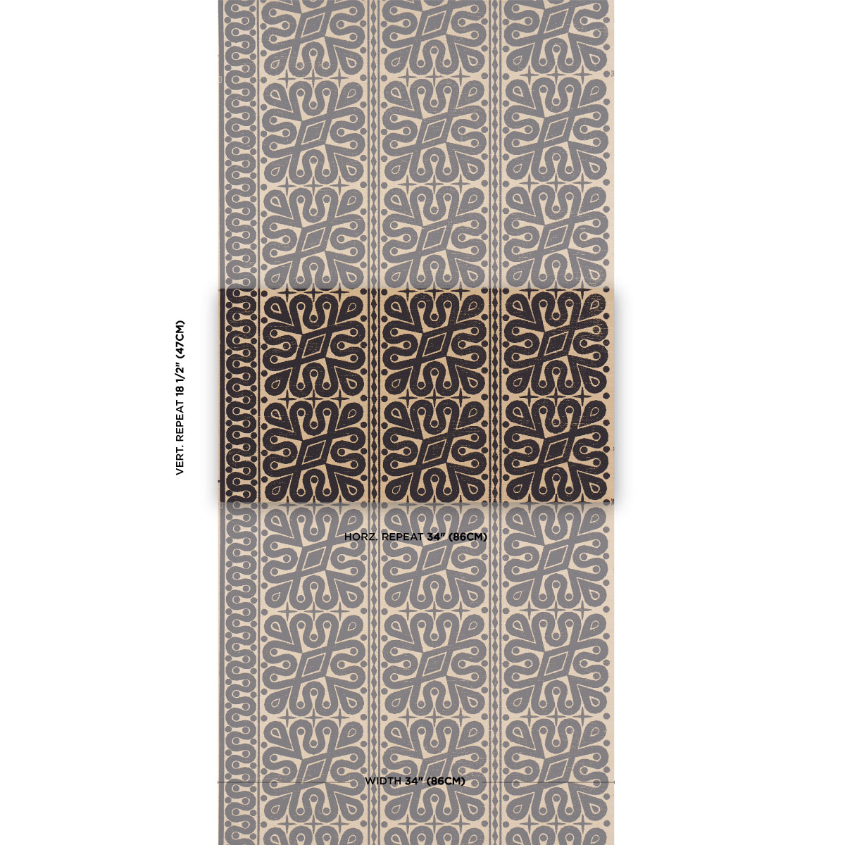 Schumacher Borneo Grasscloth Brown Wallpaper 5015410