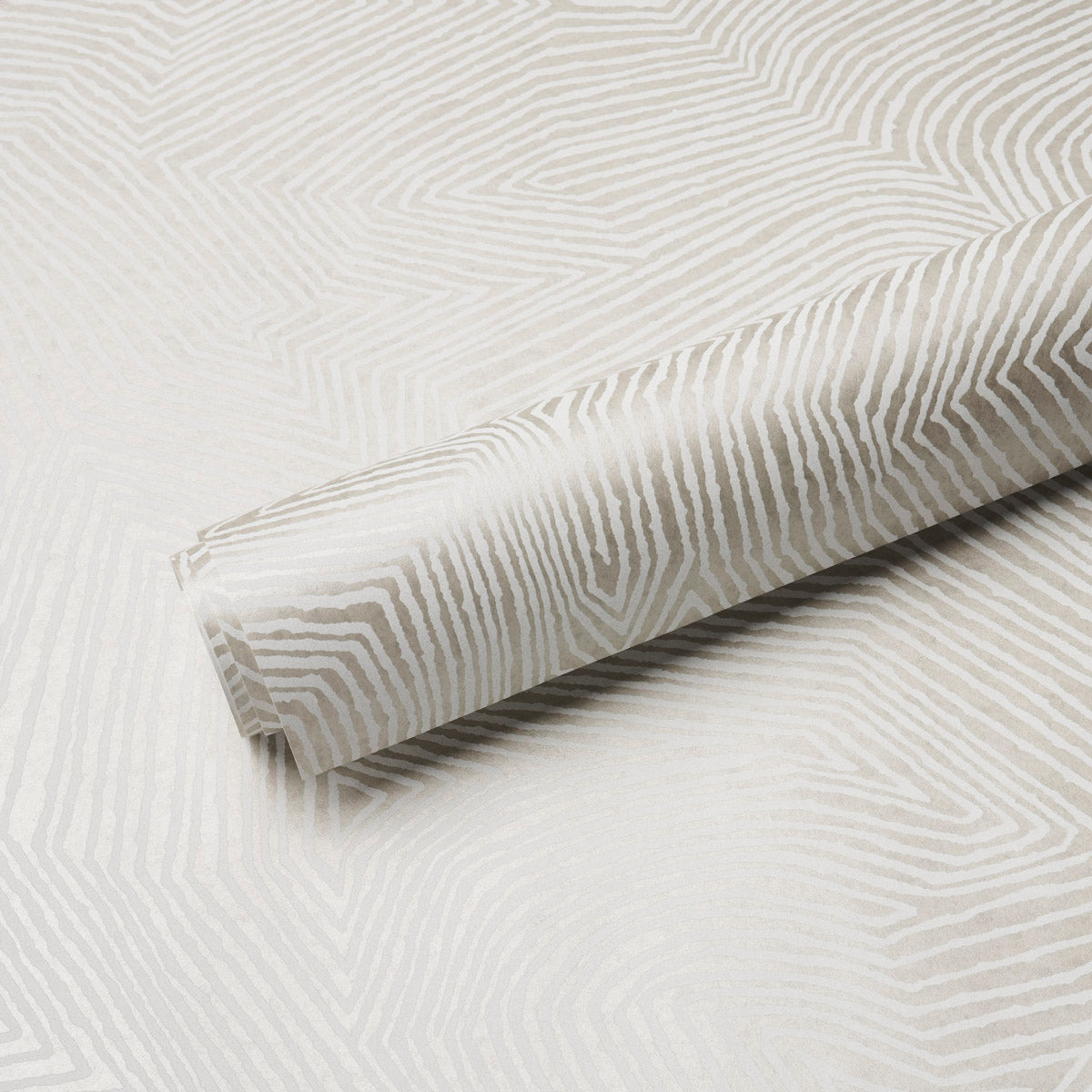 Schumacher Labyrinth Grand Soft Silver Wallpaper 5015432