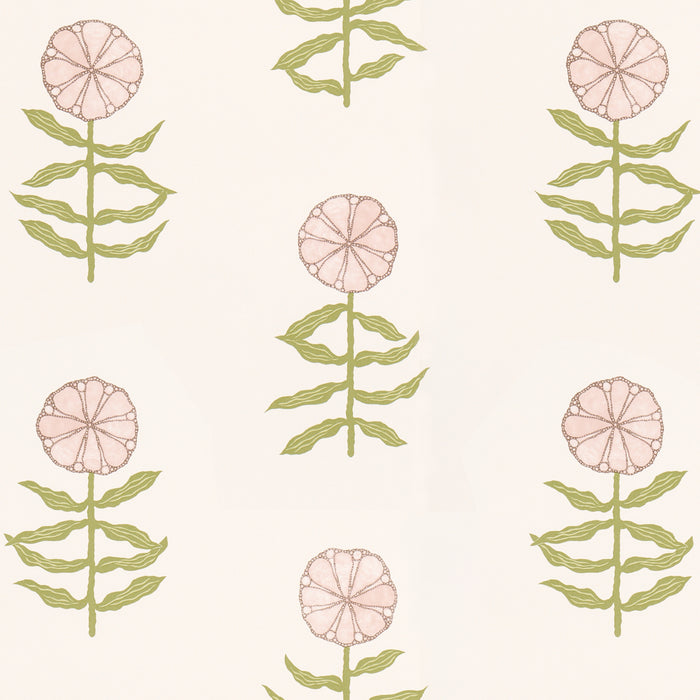 Schumacher Pretty Petals Blush Wallpaper 5015451