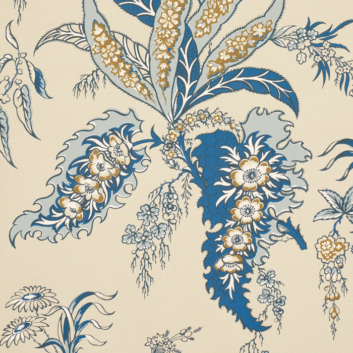 Schumacher Apolline Botanical Ciel & Marine Wallpaper 5015501