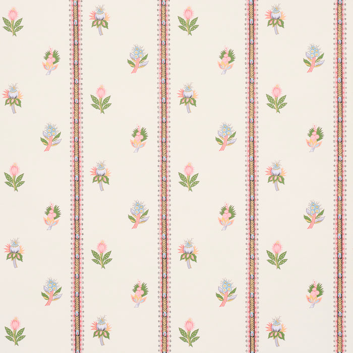 Schumacher Les Fleurs Exotiques Antique Rose Wallpaper 5015660